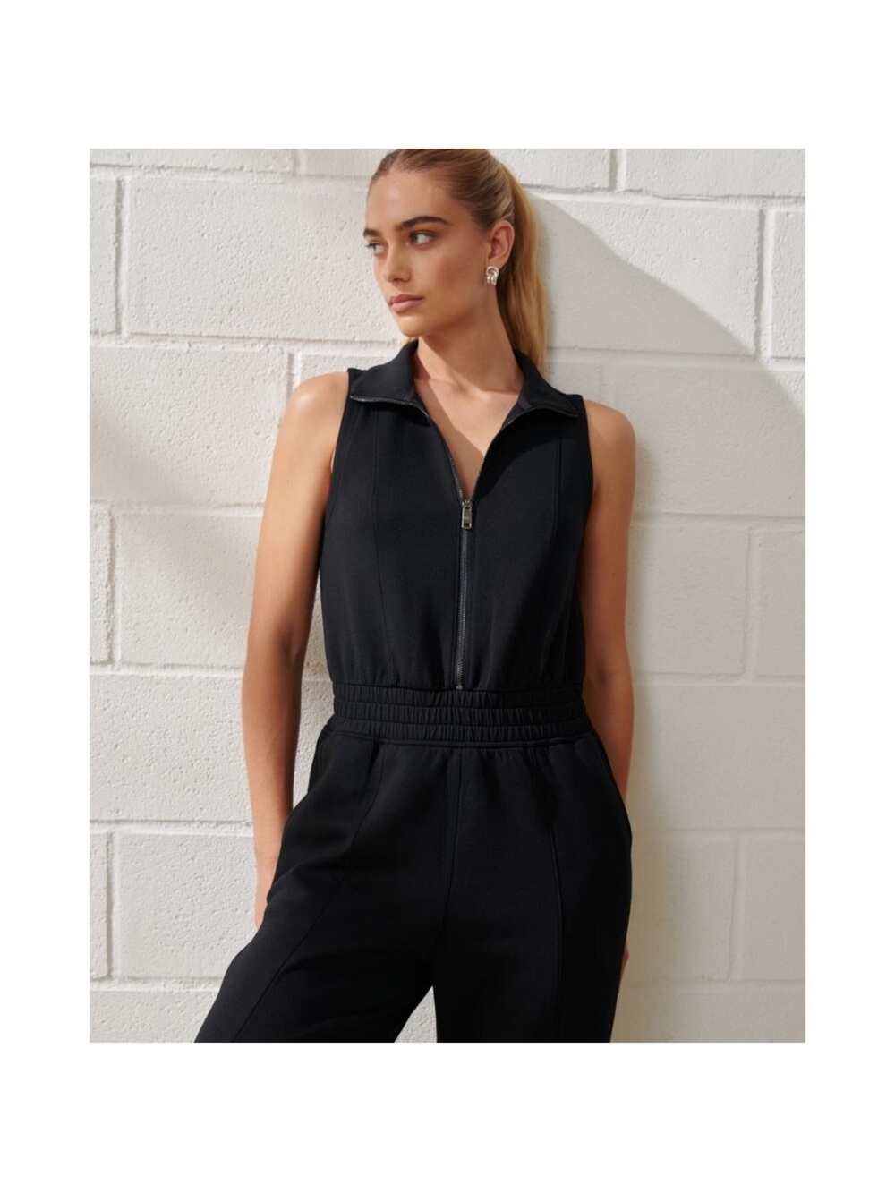 YPB Your Personal Best neoknit Black jumpsuit size medium Athleisure